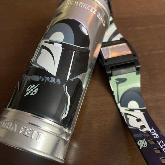 Star Wars B K Watch 2005 Empire Strikes Back Episode V Han Solo Boba Fett Tin - Picture 2 of 4